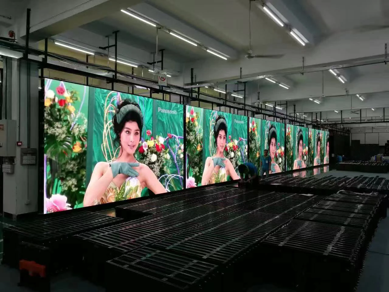 LED displays in the TYFI production environment