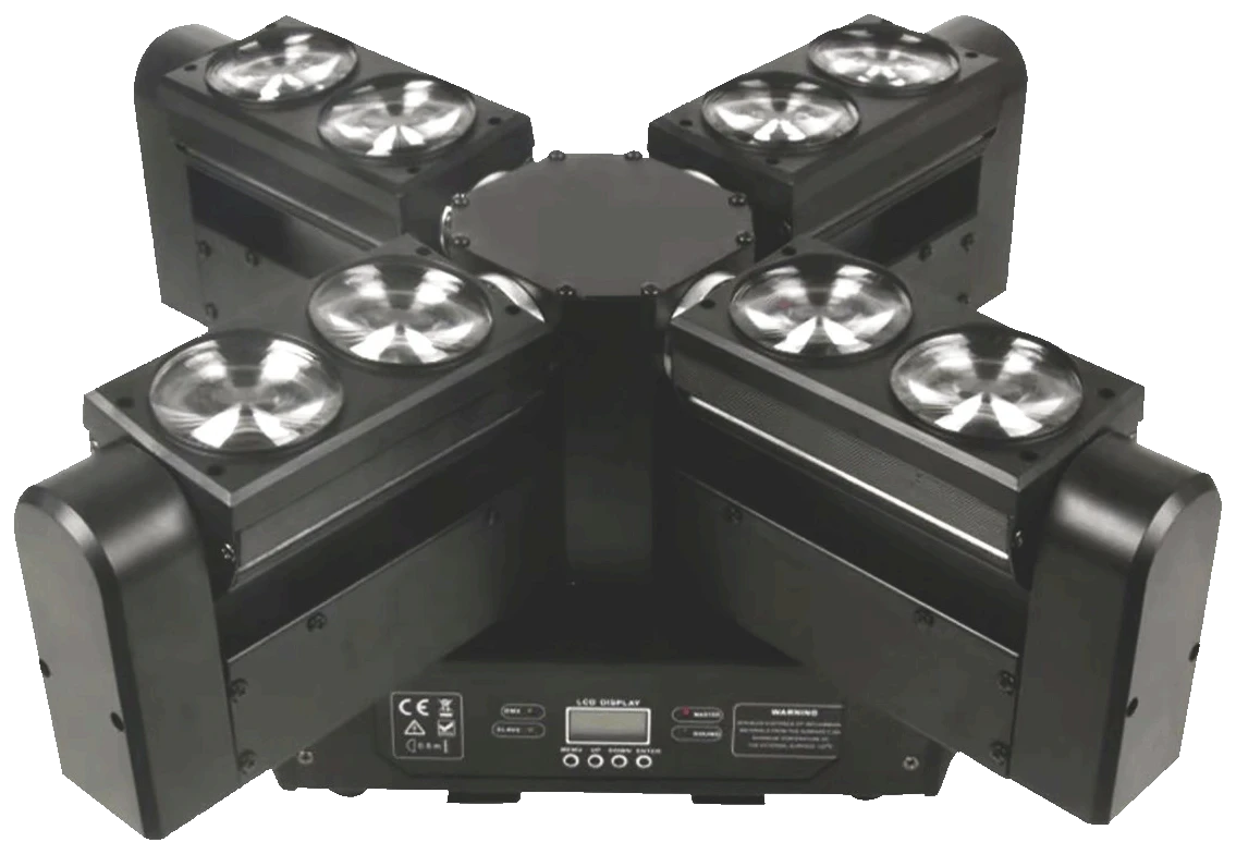 Eight-head LED cross