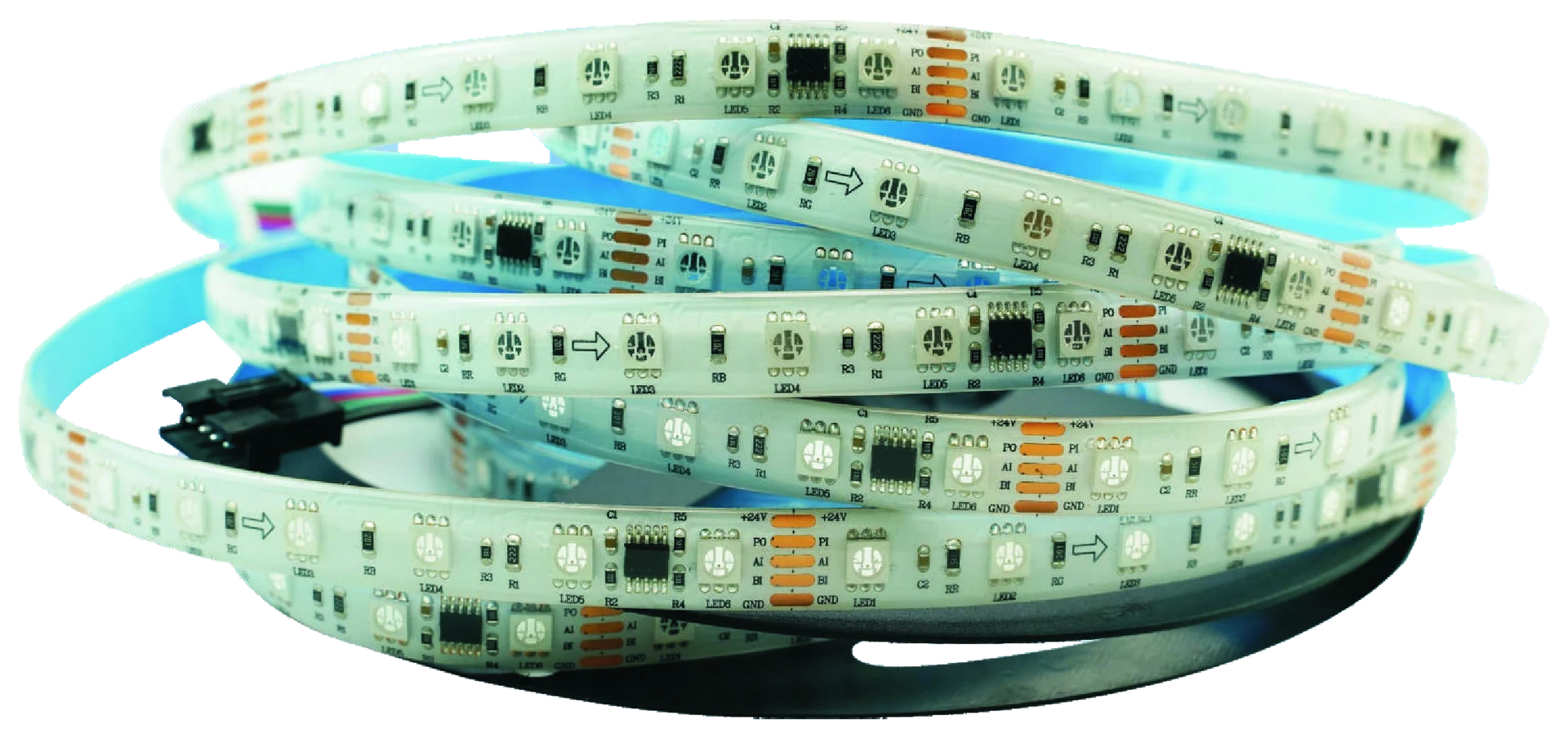 10-segment / 60-LED 24V strip